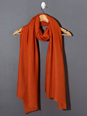 SIENNA ORANGE Solid Pashmina