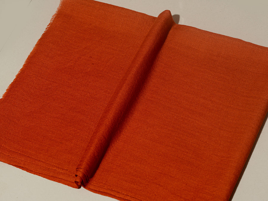 SIENNA ORANGE Solid Pashmina