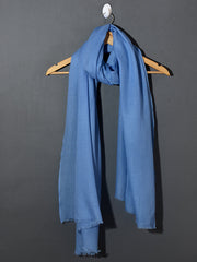 Royal Admiral Blue Solid Pashmina