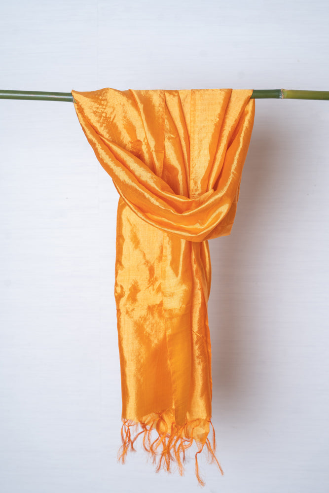 OMVAI The Sheen Stole in Golden yellow